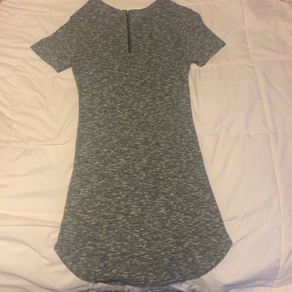 Gray Bodycon Dress - Picture 2 of 5